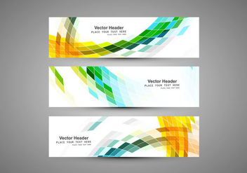 Headers For Business Card - vector #355027 gratis