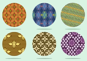 Coloroful Batik Background Vector - Kostenloses vector #355277