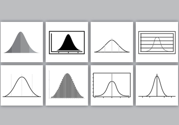 Bell Curves Vector Pack - vector gratuit #356167 