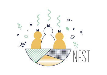 Free Nest Vector - Kostenloses vector #356217