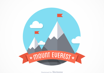 Free Mount Everest Vector Design - бесплатный vector #356717