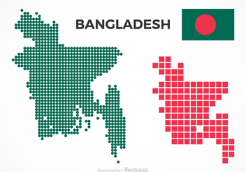 Free Bangladesh Vector Maps - vector #356737 gratis