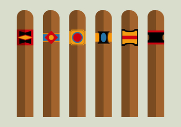 Free Cigars Vector Pack - бесплатный vector #357107