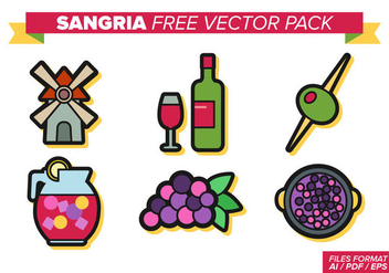 Sangria Free Vector Pack - vector gratuit #357537 