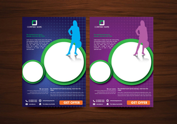 Vector Brochure Flyer design Layout template in A4 size - Free vector #358197