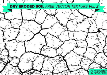 Dry Eroded Soil Free Vector Texture Vol. 2 - Free vector #358877