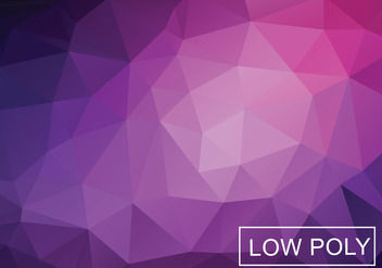 Low Polygonal Background Vector - Free vector #358897