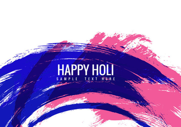 Free Holi Colorful Vector Background - бесплатный vector #358907