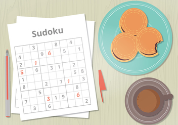 Vector Sudoku Game - vector gratuit #359757 