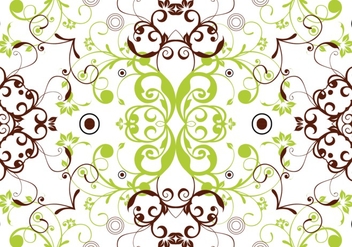 Spring Seamless Floral Background Vector - vector gratuit #361967 