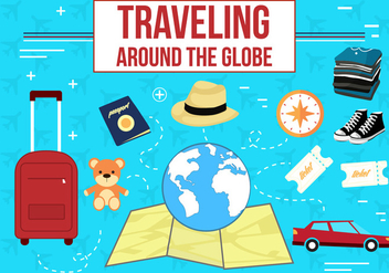 Free Travelling Vector Icons - vector #362427 gratis