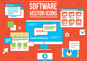 Free Vecor Software Icons - бесплатный vector #362887