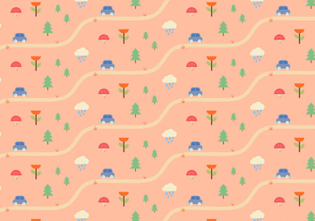 Nature Landscape Pattern - бесплатный vector #363547