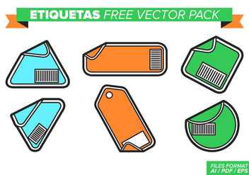 Etiquetas Free Vector Pack - бесплатный vector #363917