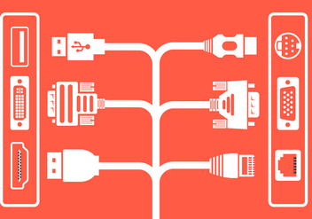 Vector Cable Plugs - Free vector #364807