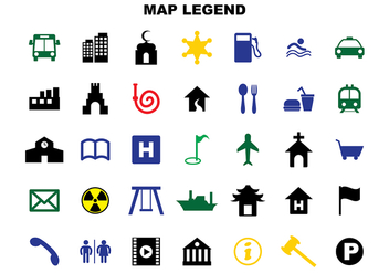 Free Map Legend Vector - Free vector #365807