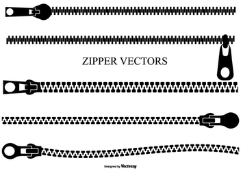 Vector Zipper Set - vector gratuit #366527 