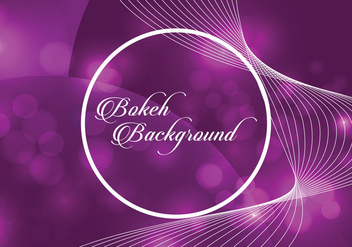 Purple Bokeh Background - vector gratuit #367427 