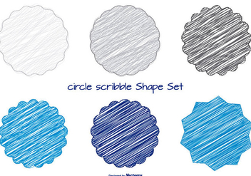 Fun Scribble Shapes Set - Free vector #367667