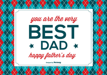 Happy Father's Day Illustration - vector gratuit #367697 