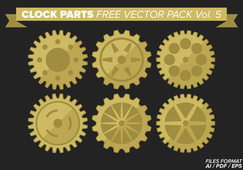 Clock Parts Free Vector Pack Vol. 5 - vector #368337 gratis