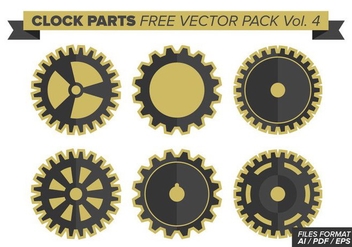 Clock Parts Free Vector Pack Vol. 4 - бесплатный vector #368737