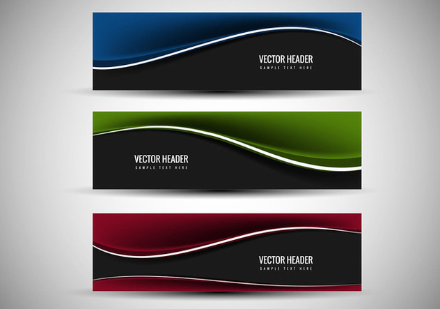 Free Vector Colorful header - Free vector #369297