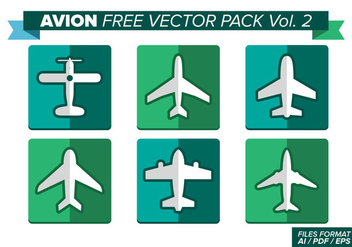 Avion Free Vector Pack - vector #370857 gratis
