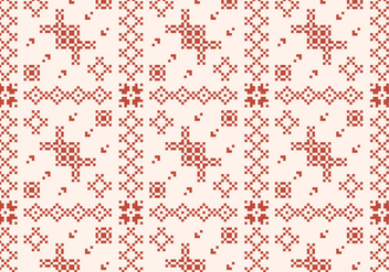 Stitching Rustic Pattern - vector gratuit #372067 