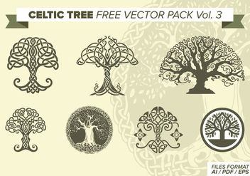 Celtic Tree Free Vector Pack Vol. 3 - бесплатный vector #373487