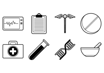 Free Medical Stuff Icon Vector - Free vector #373647