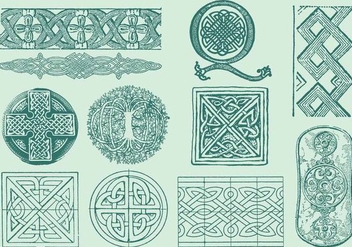 Celtic Decorations - vector gratuit #374687 