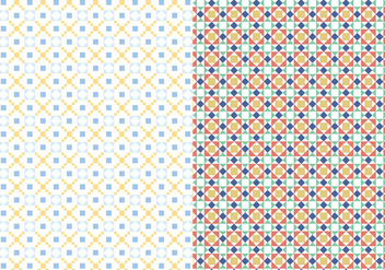 Decorative Mosaic Pattern - Free vector #374877