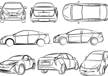 Free Eco-Friendly Cars Vector Illustration - vector gratuit #375187 