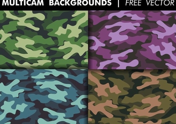 Multicam Backgrounds Free Vector - vector gratuit #375577 