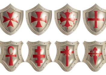 Free Templar Icons Vector - vector gratuit #376257 