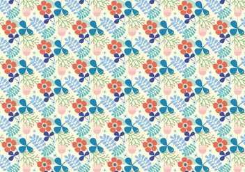 Flowers Vector Pattern - бесплатный vector #377757