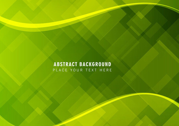 Free Vector Abstract Green Background - бесплатный vector #377907