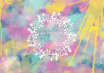 Free Vector Watercolor Background - Free vector #377987