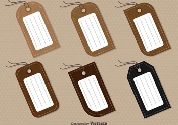 Set Of 6 Vector Tags - Free vector #378447