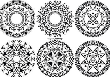 Decorative Cicle Vector Shapes - Free vector #378497
