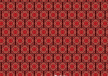 Red Portuguese Tiles Pattern - vector gratuit #378597 