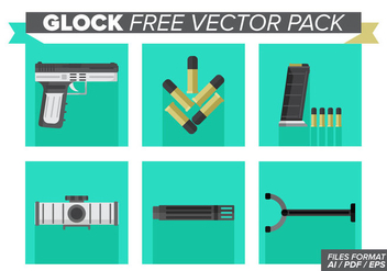 Glock Free Vector Pack - Kostenloses vector #378667