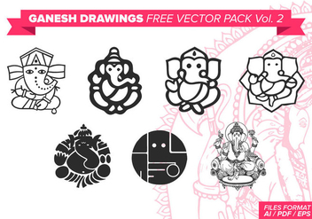 Ganesh Free Vector Pack Vol. 2 - Kostenloses vector #378887