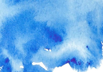 Free Vector Watercolor Blue Background - Kostenloses vector #379277