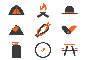Boy Scout Icons - Free vector #379637