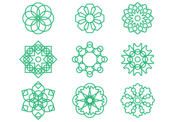 Free Arabesque Graphic Ornament Vectors - Free vector #380587