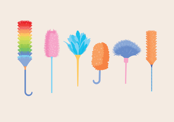 Feather Duster Vector - Free vector #380757