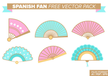 Spanish Fan Free Vector Pack - бесплатный vector #380927