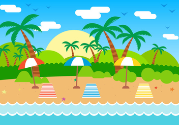 Free Summer Vector Illustration - Free vector #382547